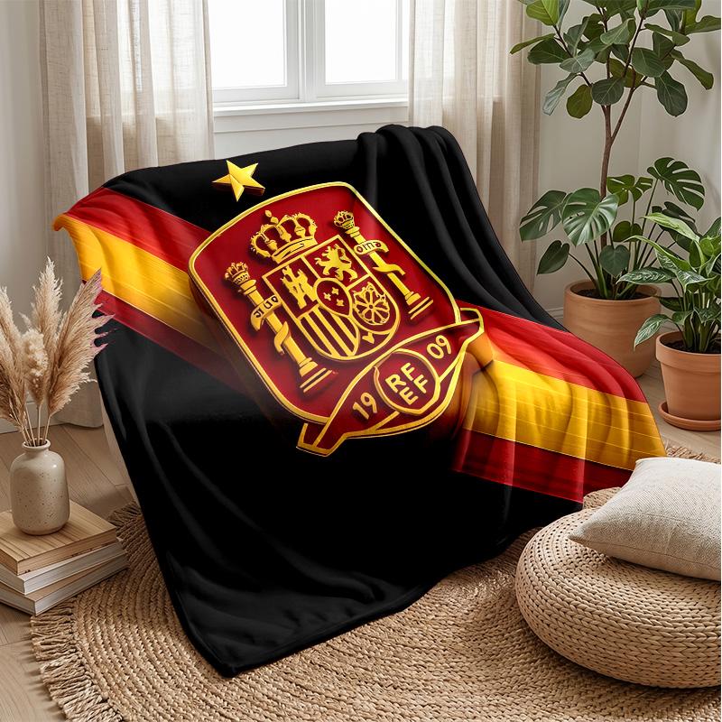 Poland Theme Blanket Soft Flannel Blanket Plush Throw Blanket Cozy Sofa Bed Blanket for Home Decor