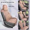 Universal L90 Suede Perforated Seat Cover for All Seasons - Breathable Car Cushion