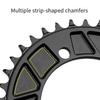 32T/34T/36T/38T 104BCD Fahrrad Rundform Narrow Wide Kettenblatt Kettenrad Fahrrad Kreis Kurbelgarnitur Einzelblatt Teile