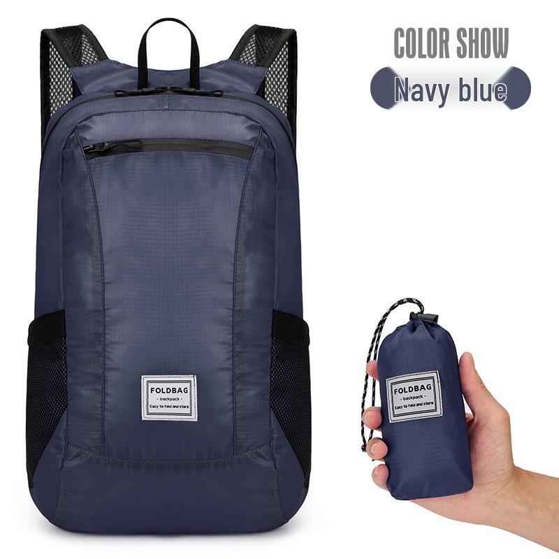 Ultra-light Portable Folding Backpack - Custom Print Logo for Travel, Mountaineering, Leisure & Sports