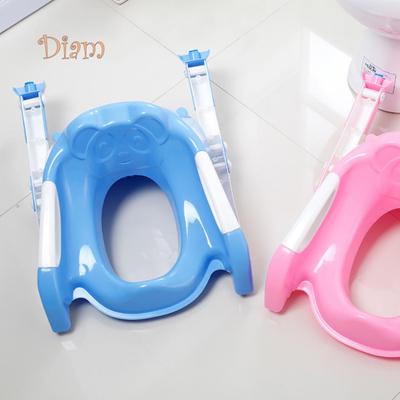 Si/ège de Toilette Enfant Pliable et R/églable Antid/érapant Seat Rembourr/é Pliant Coussin Toilette Formation Couvercle De S/écurit/é Coussin Voyage Closestool Si/ège Tapis Salle De Bain Accessoires Enfants