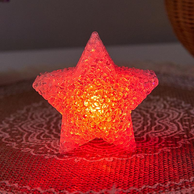 Children's Day handheld star lamp wrist dance luminous prop lamp festival performance decoration small star atmosphere lamp