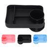 Baby-Autotablett, Silikon-Snacktablett fürs Auto, multifunktionaler Getränkehalter für Kinder im Auto, Teller für Snacks und Getränke