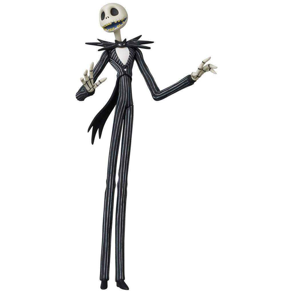 Medicom Toy UDF Ultra Detail Figur 836 THE NIGHTMARE BEFORE CHRISTMAS JACK ca. 112mm Figur No. SKELLINGTON, groß, nicht maßstabsgetreu,