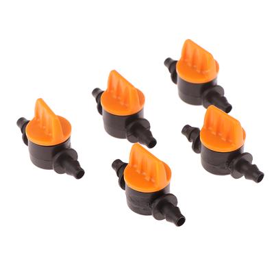 10 buc supapă de irigare prin picurare 4/7 mm întrerupător de irigare prin picurare 4 mm pvc țeavă mini supapă de irigare prin picurare pentru gazon de grădină de seră
