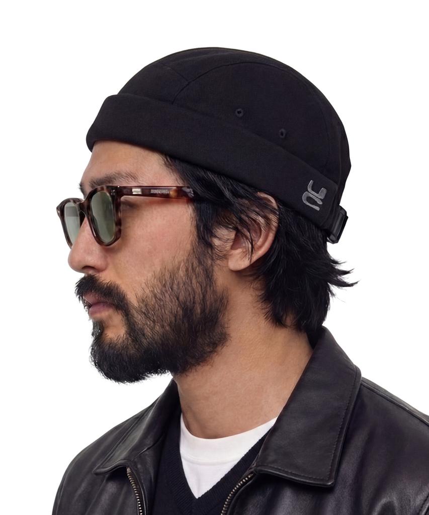 Eondeokeonteulol All-Season Washed Cotton Camp Cap Adjustable Brimless Watch Cap Unisex Beanie Hat Uc / Mold Cap / Camp / Washed Bk