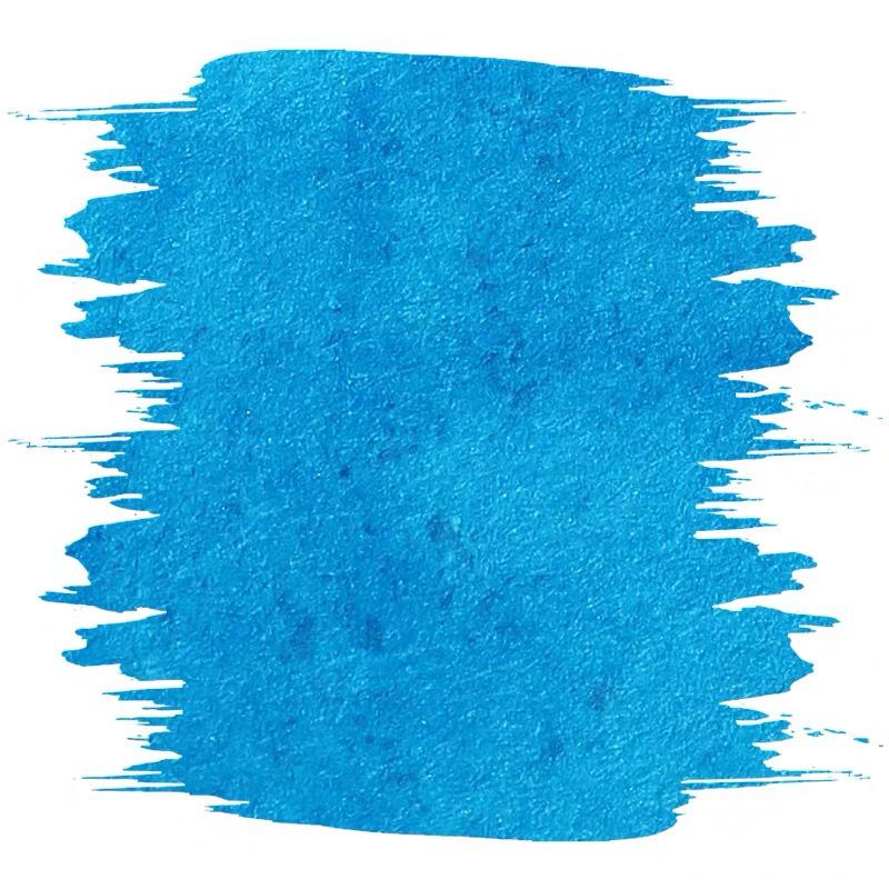 Diamine Shimmering Fountain Pen Ink - Beijing Hangzhou Blue, Non-Gold, 15ml, Popular Colors Collection.