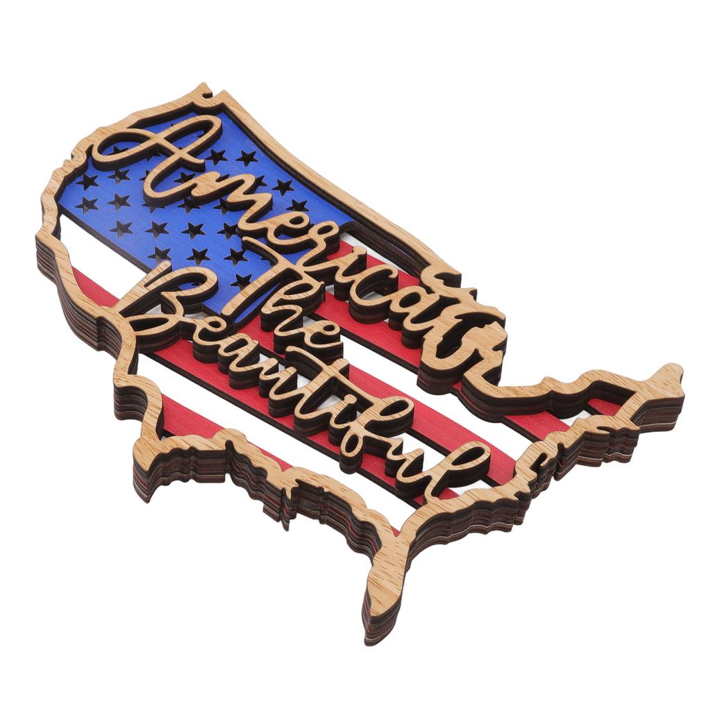 Amerikanischer Unabhängigkeitstag Dekoration Buchsbaum Feine Verarbeitung Amerikanische Flagge Ornament für Wohnzimmer