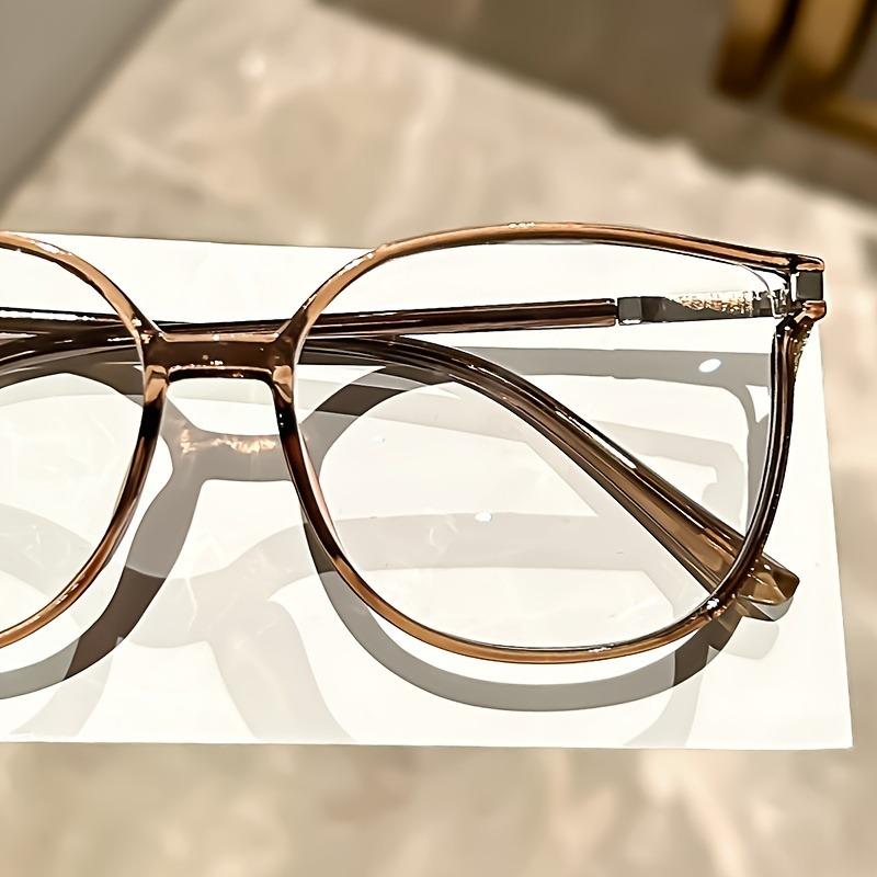 +100~+400 3 Pairs of Large Square Reading Glasses with Glitter Fashionable Reading Glasses for Women and Men To Read Books