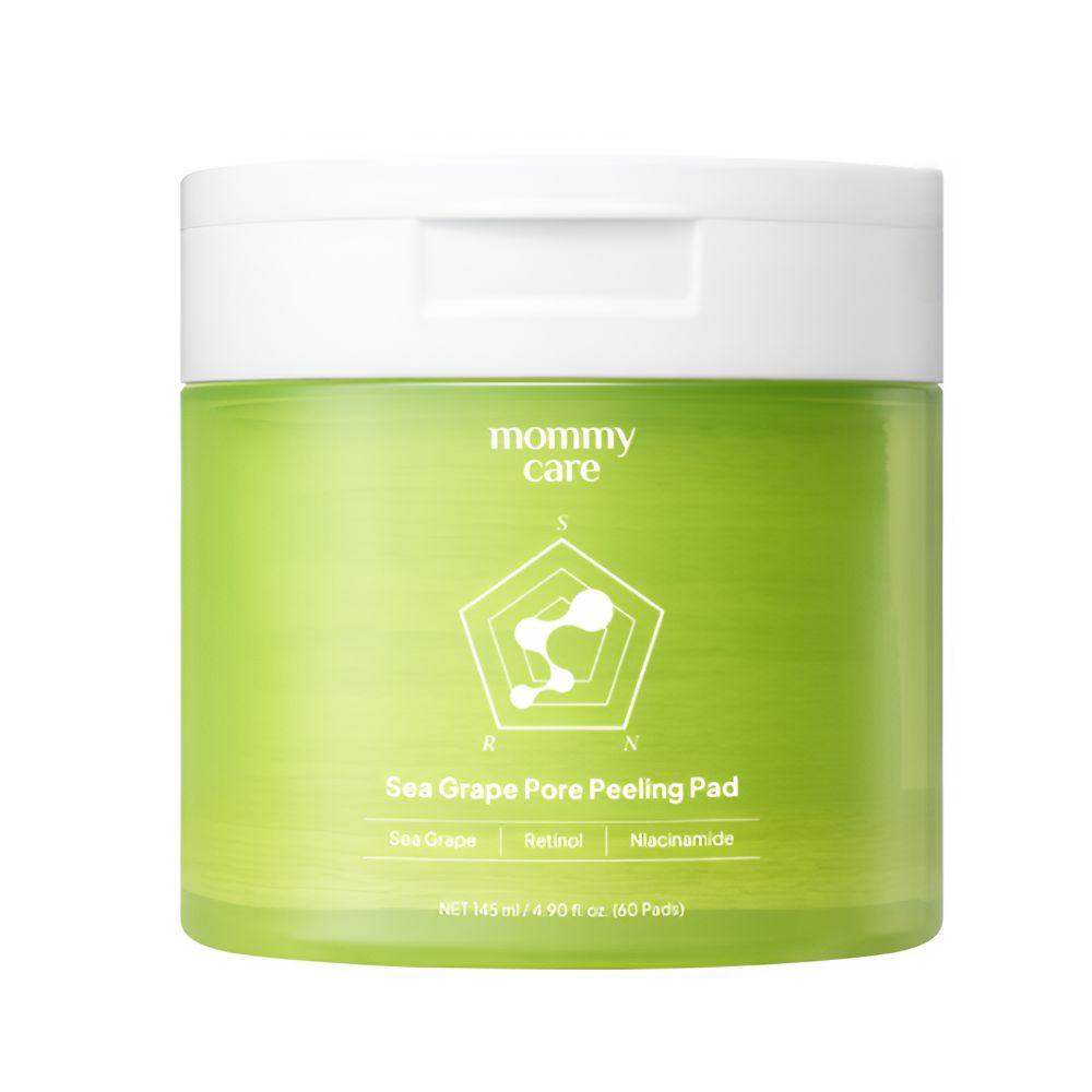 

Mami Care Sea Grape Retinol AHA PHA Pore Cleansing Dual Face Pad 60 Sheets Exfoliating and Skin Smoothing Care