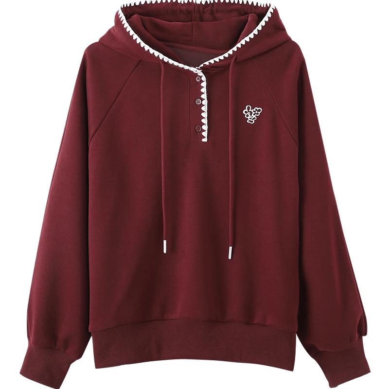 Betu Women's 2026 Autumn Trendy Hooded Sweatshirt