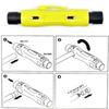 Speedy Coaxial Industry Tools for CAT5 CAT6 Coax RG6/RG59/RG7/RG11 Stripping Tool Cable Stripper