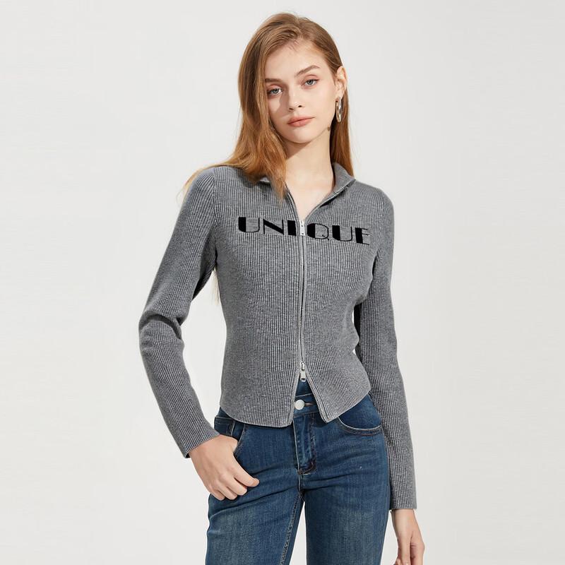 

Трикотажный кардиган с длинным рукавом на двойной молнии Tatu S