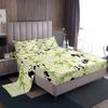 Cute Cartoon Panda Pattern Bed Hat Four-Piece Bedding Set Bedroom Dormitory Bedding Decoration
