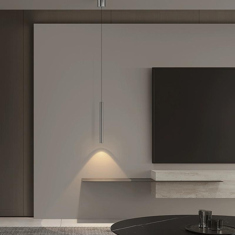 2024 New Minimalist LED Chandelier Modern Simple Line Lamp for Home Living Bedroom Bedside Bar Pendent Lights Furniture Luster