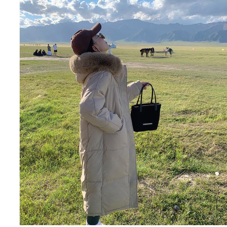 Fashionable and Comfortable Women's Plus Size Cotton Parka Jacket with Fur Hood