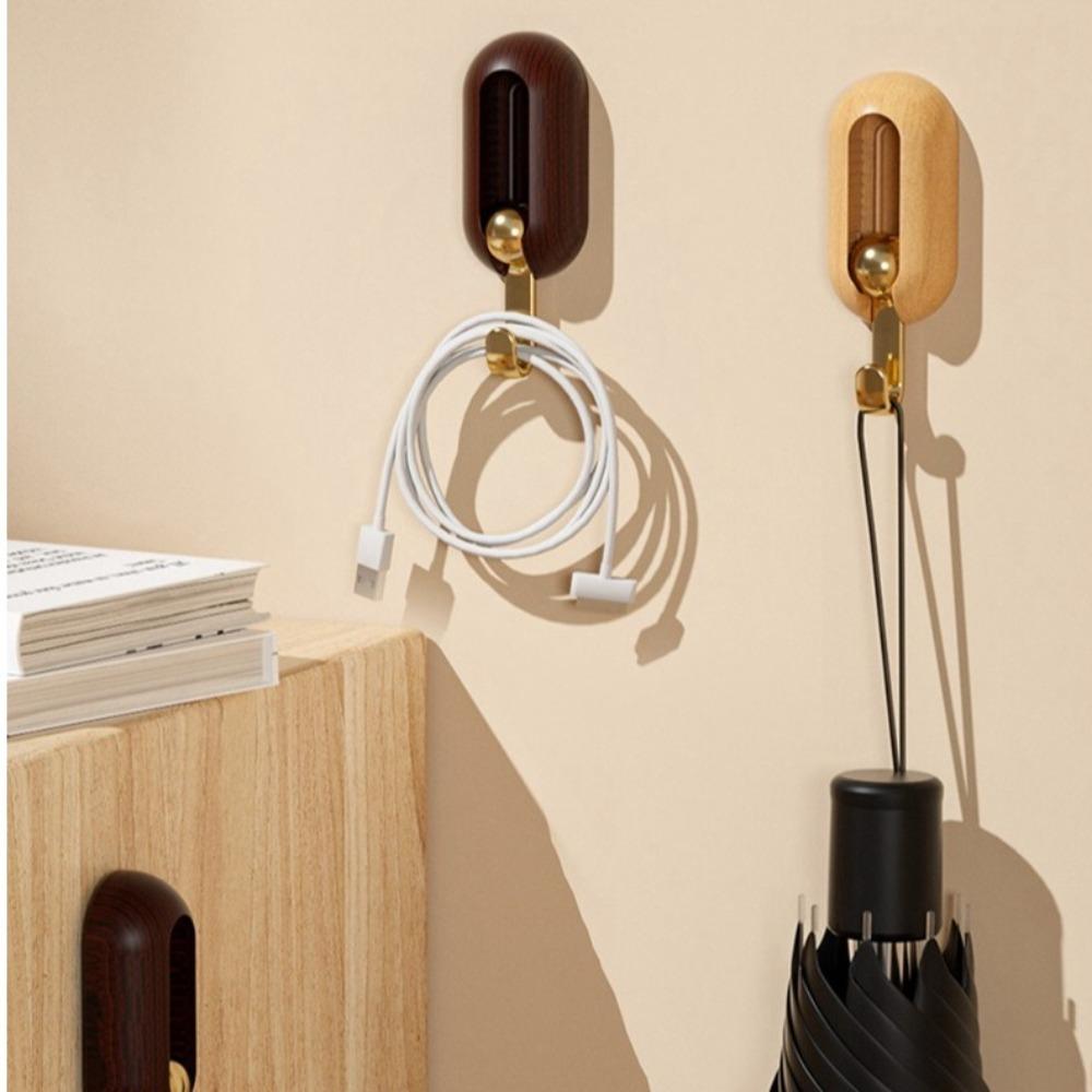 4pcs Non-Perforated Load-Bearing Hook Wall Mounted Non-Marking Hook  Home Organization