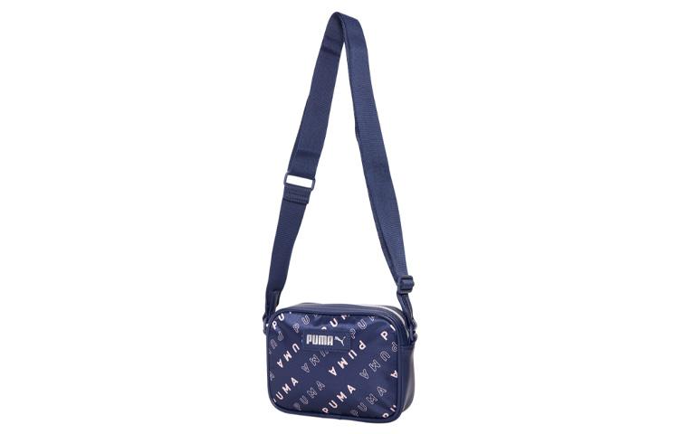 PUMA Artificial Leather Camera Bag, Crossbody Bag, Shoulder Bag Unisex Blue 078337-02