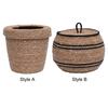 Woven Planter Basket Decorative Storage Basket for Porch Farmhouse Office