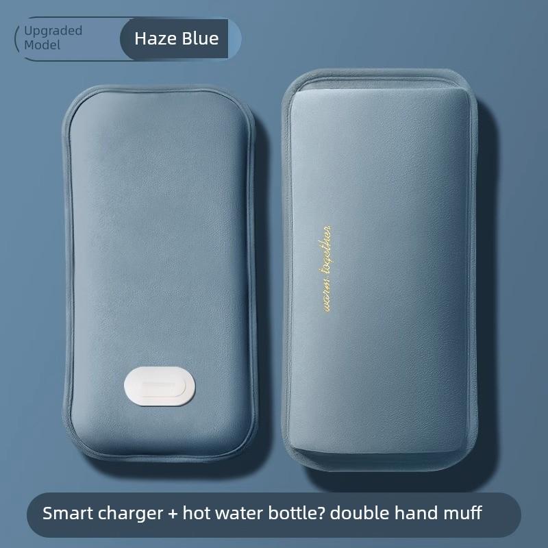 Electric Hot Water Bottle, Warm Water Bag, Hand Warmer, Rechargeable Water-Filled Heating Pad, Explosion-Proof, for Applying On the Stomach, Genuine