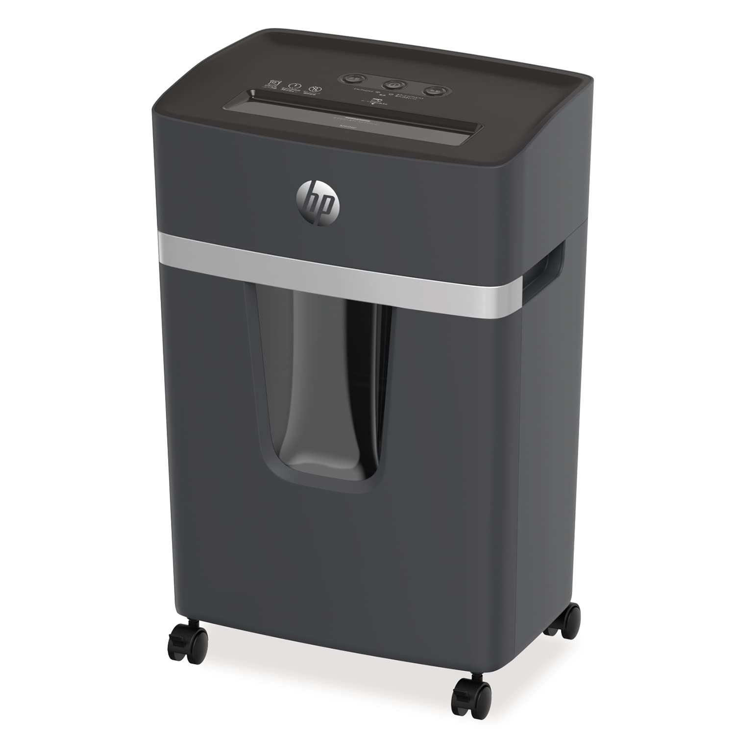 

HP Electric Shredder for Commercial Use for Quiet 55dB 18 Month Warranty 2x15mm Micro Cut 12 Sheets Simultaneously Shredded Continuous Shredding 20 чёрный