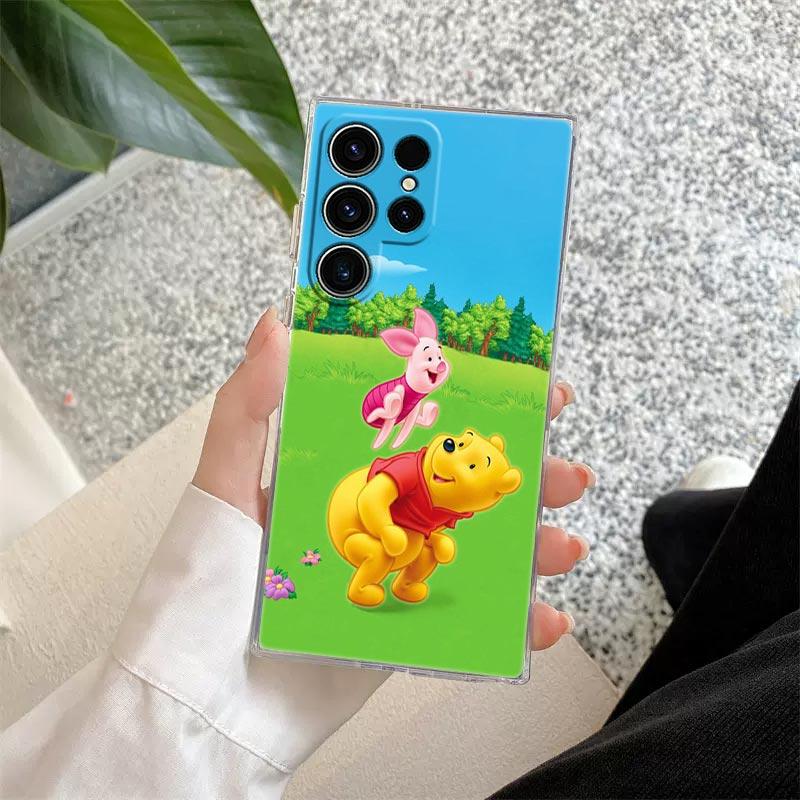 Winnie Pooh Tigger Eeyore Piglet Nature Transparent Case For Samsung Galaxy S26 S25 Ultra S24 S22 S26 Plus S20 S23 S21 FE Cover
