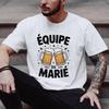 Herren T-Shirts Team Marie Beerdigung Deie De Garcon Evg Team des T-Shirts Mode Grafik T-Shirts Lustige T-Shirts Herrenbekleidung
