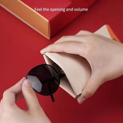 Portable Printing Glasses Bag Lipstick Storage Soft Myopia Glasses Pouch Keypack Sunglasses Pouch Women Men