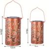 Solar Outdoor Hanging Lights, Dragonfly Hollow Decorative Lights, IP65 Waterproof Courtyard LED Garden Lights, Exquisite Courtyard