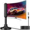 1 Stück Langstrecken-Signalempfänger-Verstärkerantenne für Digital-TV Innen Signalverstärker 720P 1080P Antenne mit Adapter