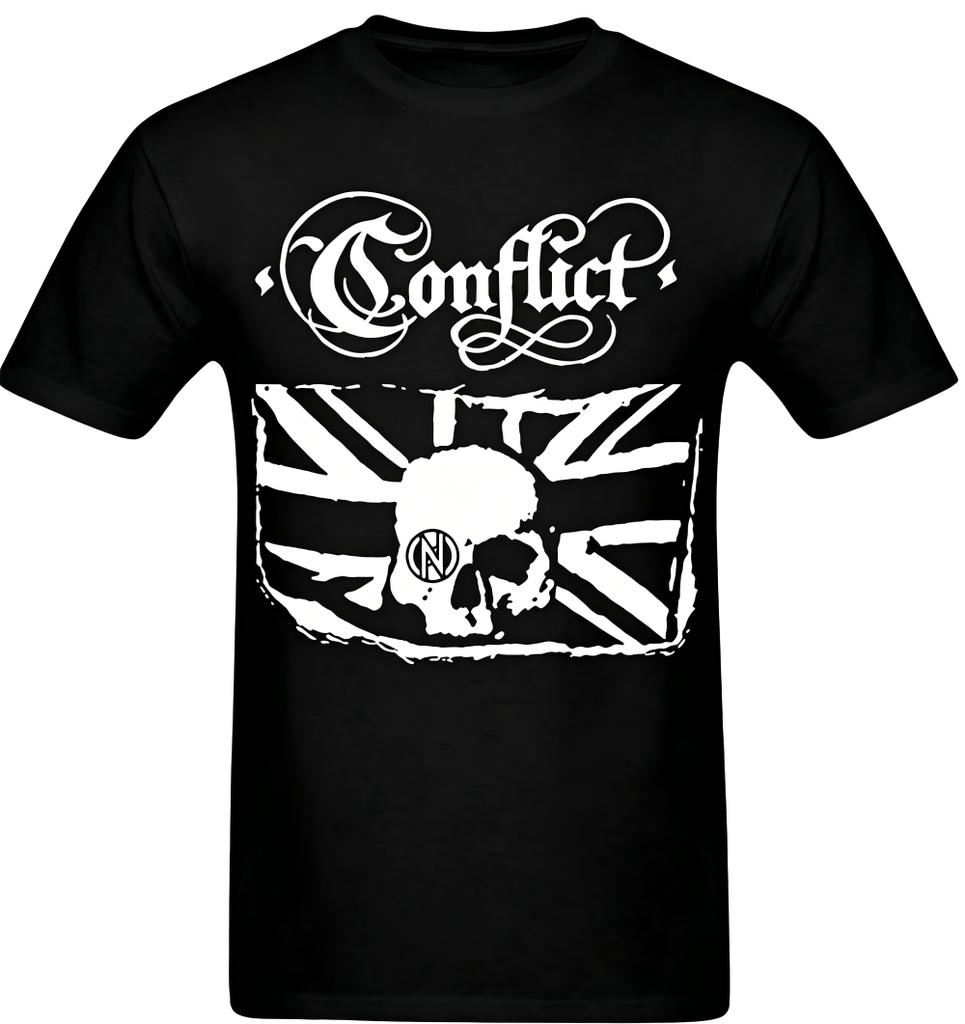 Conflict Band Skull Flag T-Shirt