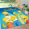 Simpsons Family Adventure Carpet Rug Soft Washable Antislip Home Living Room Sofa Mats Personalized Christmas Rug