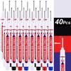 4-80Pcs 20mm Deep Hole Long Nib Head Marker For Metal Perforating Pen Waterproof Bathroom Woodworking Decor Multi-Purpose Tool