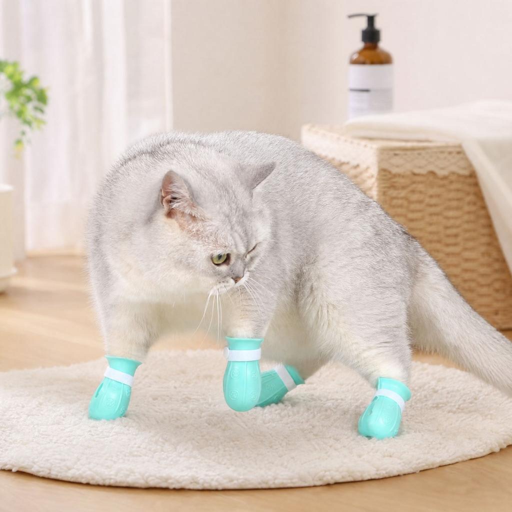 Schutzstiefel Kratzschutz für Baden Pflege Nagelpflege Verstellbar Atmungsaktiv Schuhe