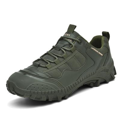 Outdoor Hiking Shoes Men Breathable Casual Sports Shoes Men Lace-up Anti-slip Thick-soled Durable High-top Ankle Boots Men