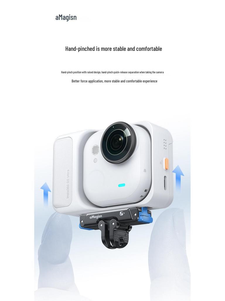 Amayingshi Insta360 GO Ultra Magnetic Quick-Release Metal Base Accessories