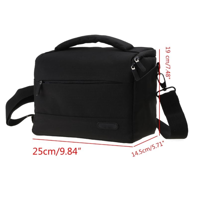 DSLR Camera Bag Fashion Polyester Shoulder Bag Camera Case Suitable For Lens Pouch Bag Waterproof Photography Photo Bag