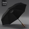 Jiepin Large Solid Wood Handle Long Umbrella