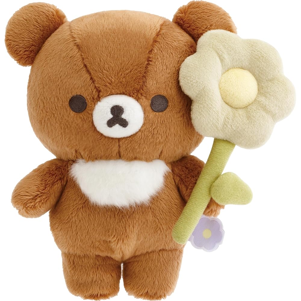 San-X Rilakkuma Plush Toy Chairoikoguma 30cm Soft Stuffed Animal