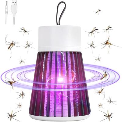 2025 2PCS Electric Shock Mosquito Killer Lamp USB Fly Trap Zapper Insect Killer Repellent Bedroom Outdoor Anti Mosquito Trap