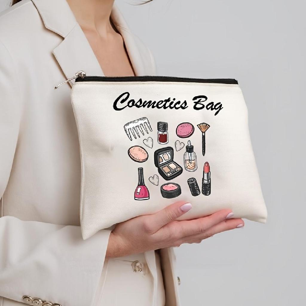 AMakeup-Pinsel, Lippenstift-Design Kosmetiktasche - Multifunktionale Reißverschlusstasche, Schmuckaufbewahrungstasche, Perfekte Reise-Reißverschluss Kleine Aufbewahrung