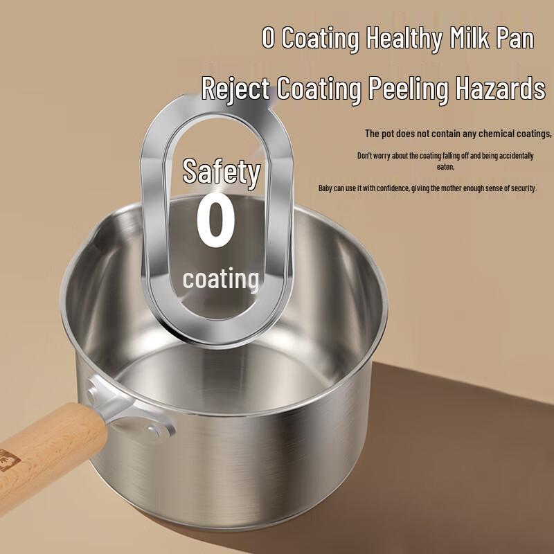 Kangbakh 316 Stainless Steel Thickened 18cm Milk Pot