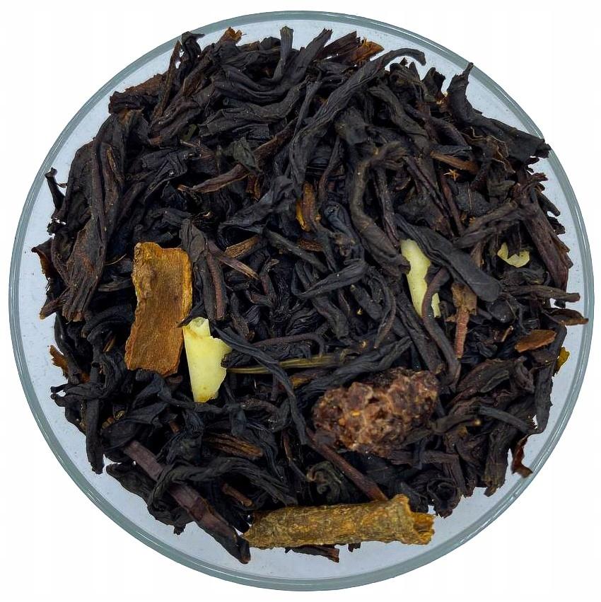 Herbata czarna ceylon op malina w czekoladzie z cynamonem 50g tisania