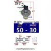 Hydraulic/Pneumatic Blocking Cylinder QX-2/3 with 30 Stroke Fixture Plate Blocker