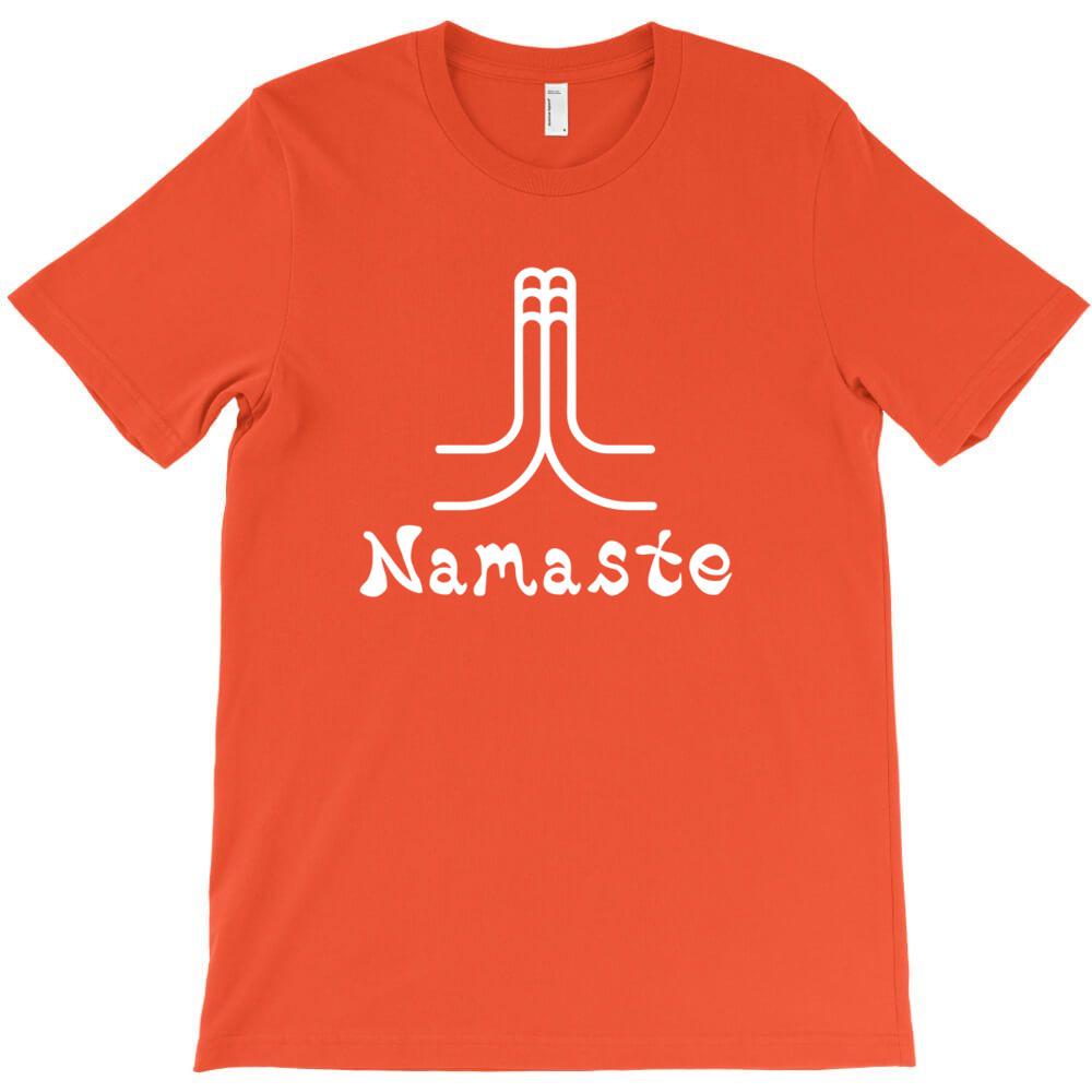 Namaste T-Shirt Druck Für Mann Kurzarm-T-Shirts Vor Baumwoll-Oberteile Kurzarm-T-Shirts Das