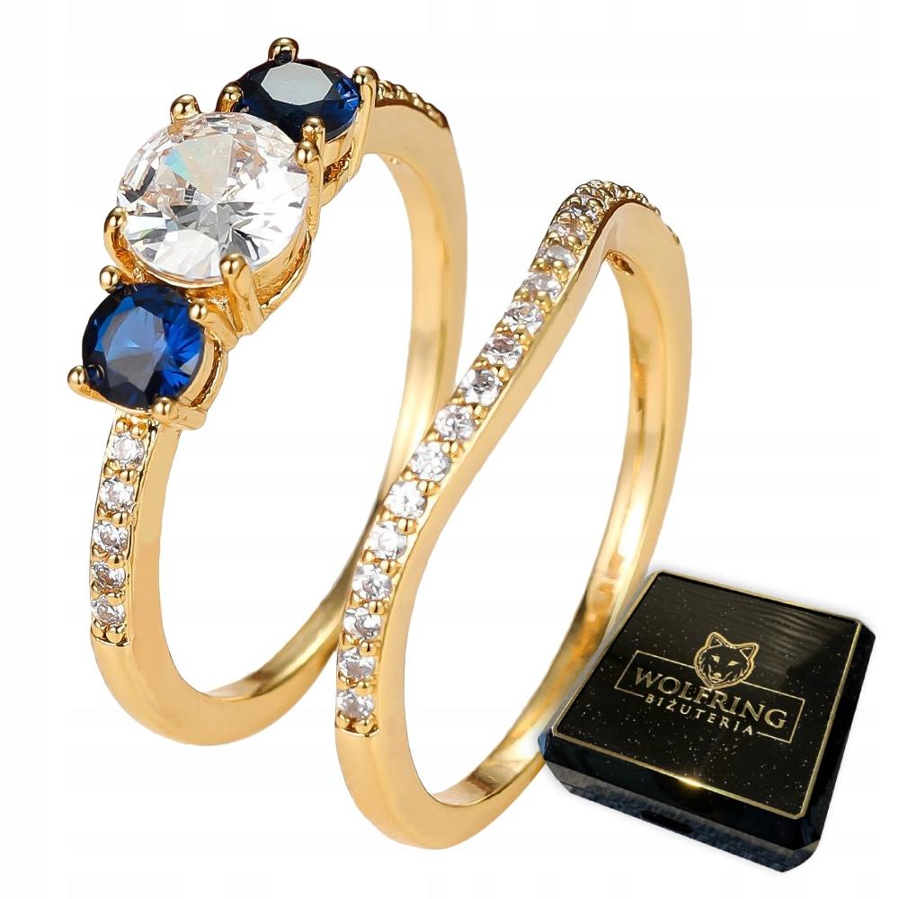 Gold Wedding Rings Steel Pair Gold Plated S.17/19