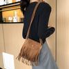 Suede Fringe Retro Casual Crossbody Single Shoulder Small Square Women's Bag