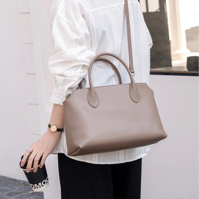 Leather Women'S Bags, Tote Bags, Large-Capacity Armpit Bags, Light Luxury Handbags, Women'S Commuting Large-Capacity Bags