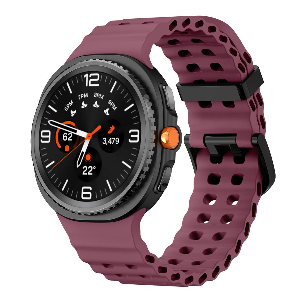 Ocean Band For Samsung Galaxy Watch Ultra Strap 47mm Accessories Sport Silicone Bracelet Correa Galaxy Watch 8/8 Classic Strap