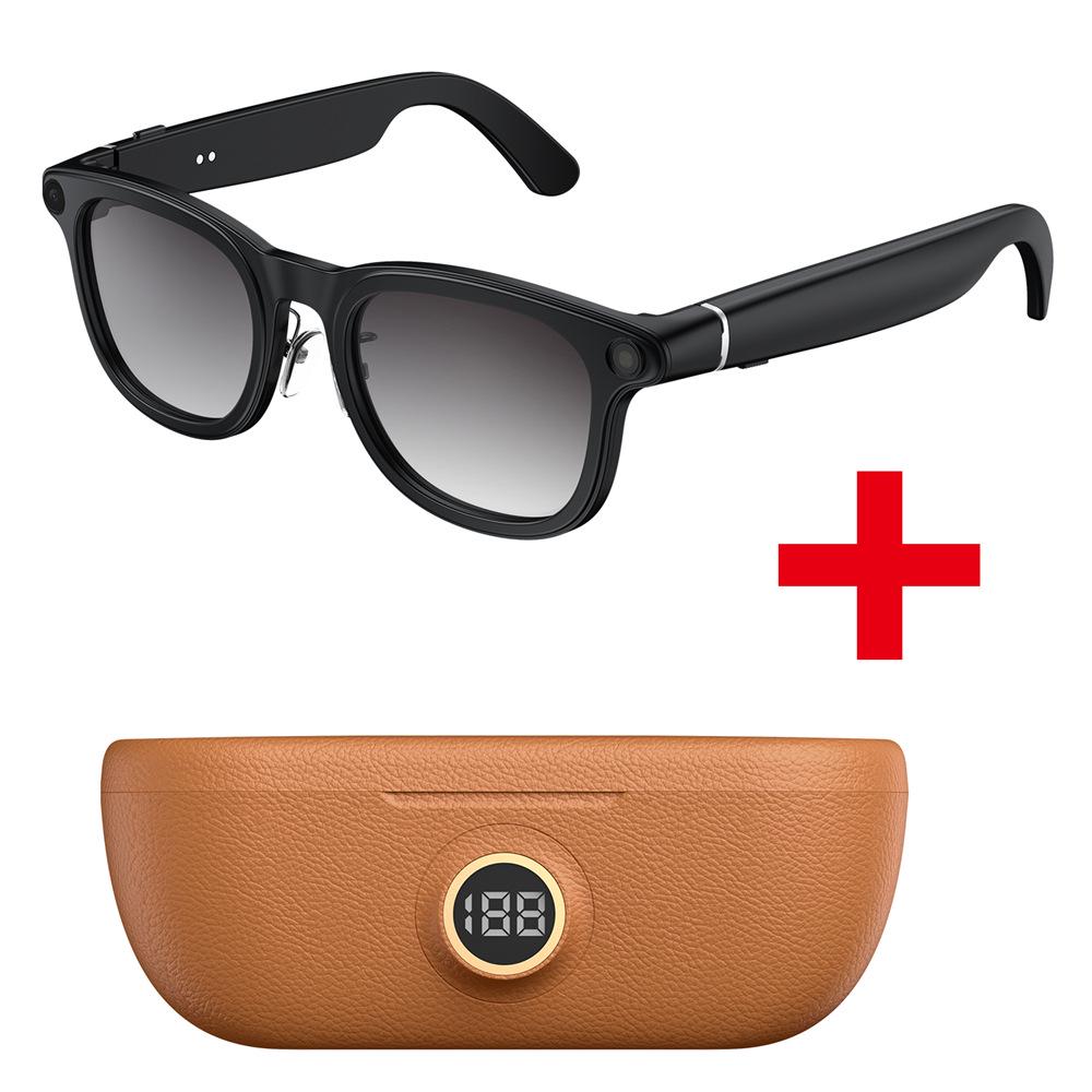 X01 Smart Glasses: 8MP Camera, 6-Axis Gyro, Image Stabilization, 1200P Video, AI Translation, Charging Case
